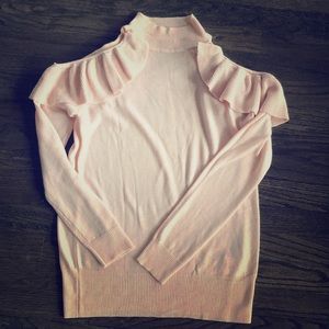 Cold shoulder sweater